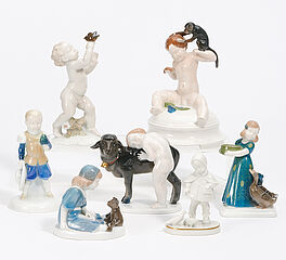 Rosenthal - 7 Kinderfiguren, 75074-101, Van Ham Kunstauktionen