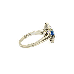 Saphir-Diamant-Ring, 81602-11, Van Ham Kunstauktionen