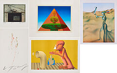 Verschiedene Kuenstler - Konvolut von 3 Druckgrafiken und 1 Edition, 73852-2, Van Ham Kunstauktionen