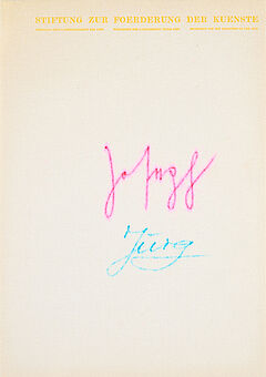Joseph Beuys und Juerg Brodmann - Filzbriefe, 78036-1, Van Ham Kunstauktionen
