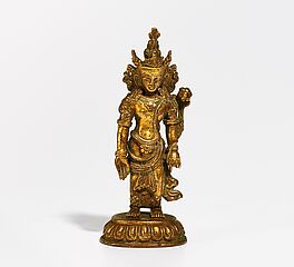 Kleine Figur des stehenden Padmapani, 66857-14, Van Ham Kunstauktionen
