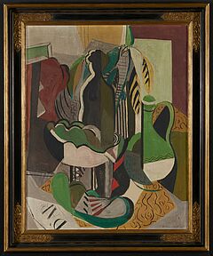 Oskar Moll - Stilleben in Grau Komposition Gelbes Blatt, 75357-1, Van Ham Kunstauktionen