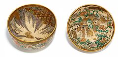 Zwei Schalen mit Glyzinien-Dekor und figuerlichen Szenen, 65383-1, Van Ham Kunstauktionen