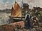 Hans Jörg Wagner - Fischhändler an einem holländischen Hafen, 82161-1, Van Ham Kunstauktionen
