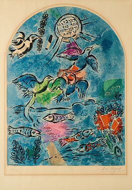 Marc Chagall - La Tribu de Ruben Aus Douze Maquettes de Vitraux pour Jerusalem, 81449-1, Van Ham Kunstauktionen