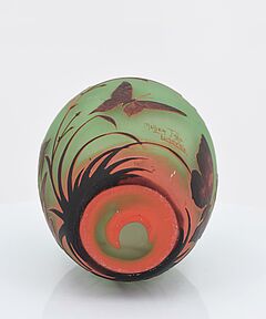 Muller Freres - Vase mit Schmetterlingsdekor, 68007-67, Van Ham Kunstauktionen