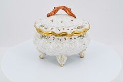 Meissen - Gefusste Dose aus dem Schwanenservice, 69805-5, Van Ham Kunstauktionen