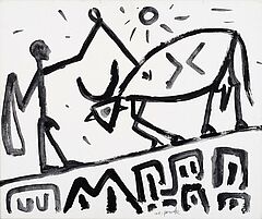 AR Penck Ralf Winkler - Ohne Titel Matador, 60960-1, Van Ham Kunstauktionen