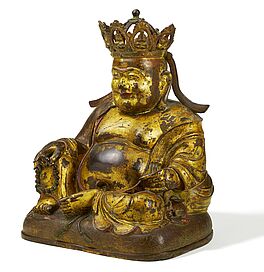 Bedeutender und grosser bekroenter Buddha Maitreya, 68345-1, Van Ham Kunstauktionen