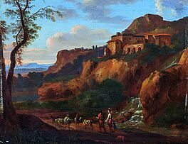 Cornelis van Poelenburgh - Italienische Landschaft bei Tivoli, 77635-1, Van Ham Kunstauktionen