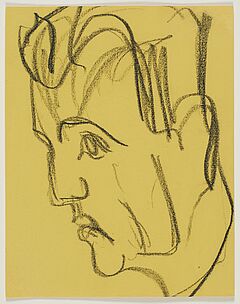 Ernst Ludwig Kirchner - Maennerkopf, 77260-8, Van Ham Kunstauktionen