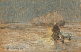 Max Clarenbach - Baeuerin auf dem Feld, 81968-6, Van Ham Kunstauktionen