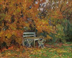 Otto Ubbelohde - Garten in Grossfelden, 81921-3, Van Ham Kunstauktionen