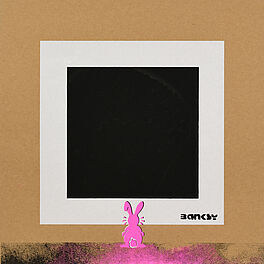 NOT BANKSY and NOT BY BANKSY Stot21STCplanB - Pink Bunny with Black Square, 64303-4, Van Ham Kunstauktionen