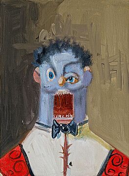 George Condo - The blue Rodrigo, 300000-14, Van Ham Kunstauktionen