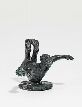 Joerg Immendorff - Affe auf dem Bauch liegend Kopf gerade, 58892-21, Van Ham Kunstauktionen