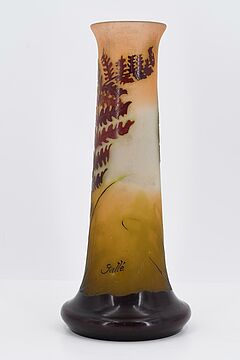 Emile Galle - Vase mit Farndekor, 70216-34, Van Ham Kunstauktionen