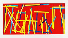 Imi Knoebel - Fishing Red I, 69499-1, Van Ham Kunstauktionen