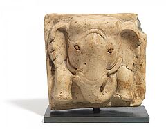 Kachel mit Elefant, 65091-3, Van Ham Kunstauktionen