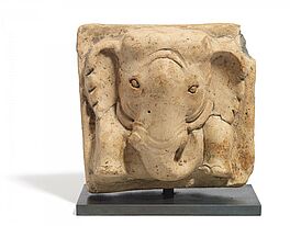 Kachel mit Elefant, 65091-3, Van Ham Kunstauktionen