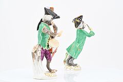 Meissen - 14 Figuren aus der Affenkapelle, 75074-21, Van Ham Kunstauktionen