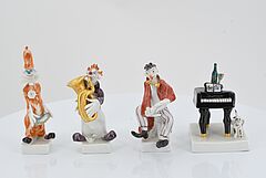Meissen - 14 Figuren aus der Clownskapelle, 69995-9, Van Ham Kunstauktionen