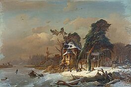 Carl Adloff - Winterliche Klosterruine, 57353-2, Van Ham Kunstauktionen
