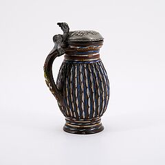 Creussen - Kleiner Krug mit Pelikan, 81740-5, Van Ham Kunstauktionen