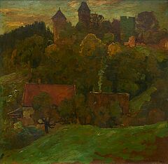 Eugen Bracht - Abend am Hirschhorn, 75347-1, Van Ham Kunstauktionen