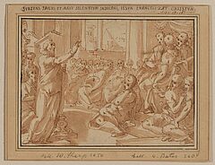 Giovanni Guerra - Der heilige Paulus predigt zu den Juden in Antiochia in Pisidien, 77740-91, Van Ham Kunstauktionen