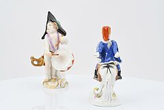 Meissen - Husar zu Pferd und Putto als Trommler, 75074-18, Van Ham Kunstauktionen