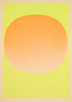 Rupprecht Geiger - Variation Runde Farbe V  orange auf gelb, 81462-2, Van Ham Kunstauktionen