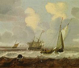 Cornelis Pietersz de Mooy - Schiffe auf rauer See , 300013-11, Van Ham Kunstauktionen