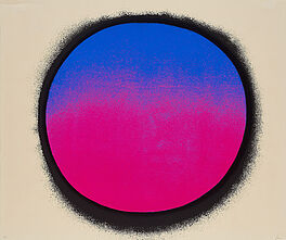 Rupprecht Geiger - Schwarz gerundetblau-violett-schwarz, 65660-3, Van Ham Kunstauktionen