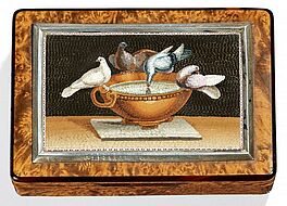 Tabatière mit Mikromosaik und Spielwerk, Auktion 352 Los 1489, Van Ham…