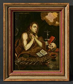 Niederlaendische Schule - Die buessende Magdalena, 76665-1, Van Ham Kunstauktionen