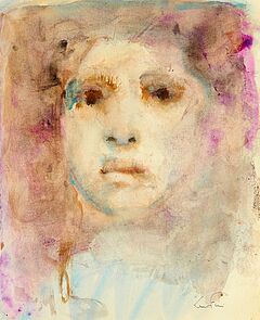 Leonor Fini - Ohne Titel Gesicht eines Maedchens, 58630-3, Van Ham Kunstauktionen
