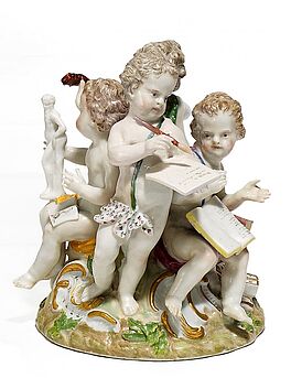 Meissen - Allegorie Die schoenen Kuenste, 58255-5, Van Ham Kunstauktionen