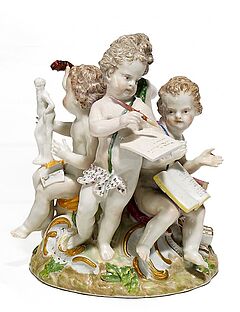 Meissen - Allegorie Die schoenen Kuenste, 58255-5, Van Ham Kunstauktionen