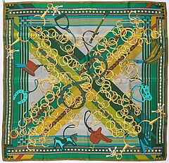 Hermes - Carre Brides et Gris-Gris, 73417-10, Van Ham Kunstauktionen