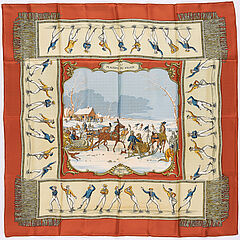 Hermes - Carre Les Plaisirs du Froid, 75775-1, Van Ham Kunstauktionen