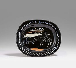 Pablo Picasso Ceramics - Corrida on Black Ground, 76777-1, Van Ham Kunstauktionen
