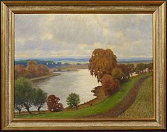 Franz Hecker - Weite norddeutsche Seenlandschaft, 74112-1, Van Ham Kunstauktionen
