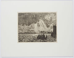 Friedrich Kallmorgen - Konvolut aus 5 Druckgraphiken Die Elbe bei Altona Spitzbergen Mausi zeichnet in Grossvaters Atelier Sonnenglanz und Strassenansicht, 69447-126, Van Ham Kunstauktionen