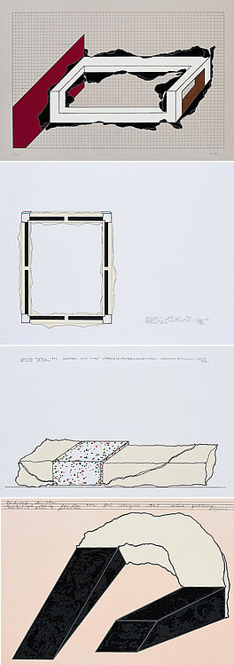 Michael Buthe - Konvolut von 4 Serigrafien, 65566-17, Van Ham Kunstauktionen