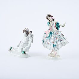 Meissen - Pierrot und Estrella aus dem 'Russischen Ballett', 82212-1, Van Ham Kunstauktionen