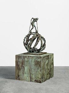 Joerg Immendorff - Fortuna Frau auf Weltkugel, 56800-1256, Van Ham Kunstauktionen