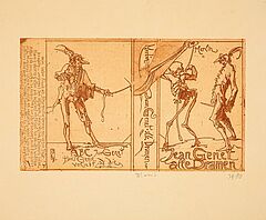 Horst Janssen - Jean Genet - alle Damen, 57657-7, Van Ham Kunstauktionen