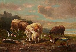 Lambert Gerardts - Schafe auf der Weide, 76844-27, Van Ham Kunstauktionen