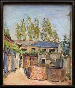 Max Slevogt - Hof mit Weinbuetten, 81409-1, Van Ham Kunstauktionen